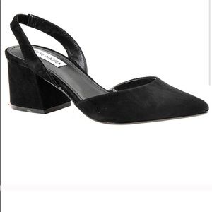 Steve Madden Day Suede Slingback Block Heels